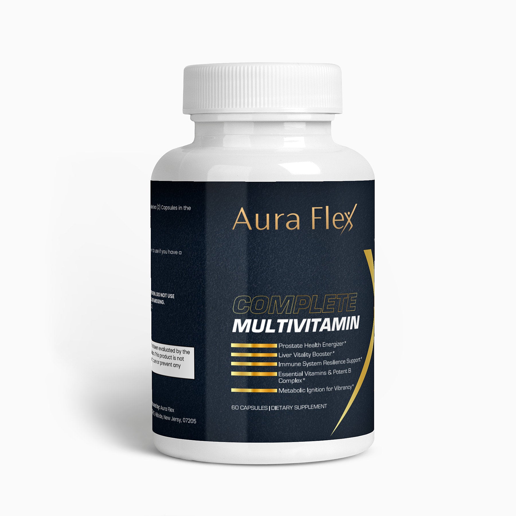 Complete MultivitaminThe word “complete” doesn’t do this quality multivitamin justice. That is because our multivitamin supplement comes loaded with all the crucial vitamins and mineralsVitamins & MineralsAura FlexComplete Multivitamin