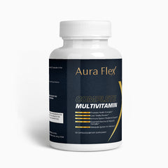 Complete MultivitaminThe word “complete” doesn’t do this quality multivitamin justice. That is because our multivitamin supplement comes loaded with all the crucial vitamins and mineralsVitamins & MineralsAura FlexComplete Multivitamin